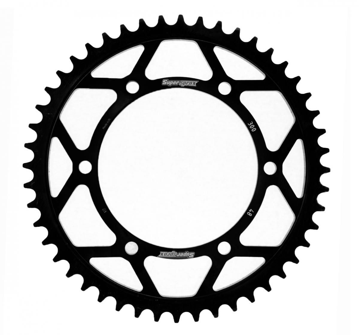 Supersprox Stahl-Kettenrad 525 48Z (Schwarz)