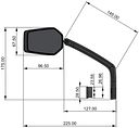 Vorschaubild CONTEC Rückspiegel E-View Evo GL schwarz