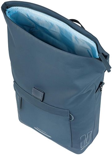 Basil Schultertasche Brooklyn MIK Hooks blau