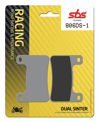 SBS Bremsbelag 806DS-1 Road Racing Endurance (Giftiger Biss)