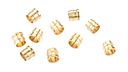 Vorschaubild CONTEC Leitungsanschluss Disc Stop Tektro gold Klemmring (Olive), Set &agrave, 10 Stück