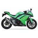 Vorschaubild IXIL Hexoval Evolution Edelstahl gebuerstet Kawasaki Ninja 250-300 R