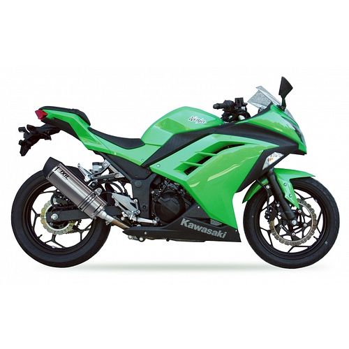 IXIL Hexoval Evolution Edelstahl gebuerstet Kawasaki Ninja 250-300 R