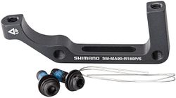 Shimano Scheibenbremsadapter hinten 180 mm schwarz