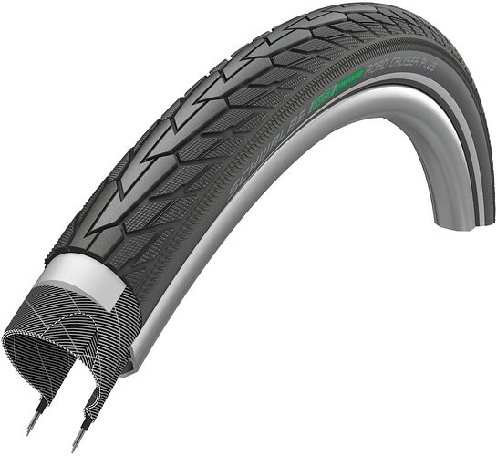 Schwalbe Road Cruiser Plus Active Line kein ETRTO-Wert schwarz