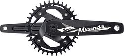 Miranda Kettenradgarnitur Modular MRTB Chainflow 3D 36 Zähne schwarz