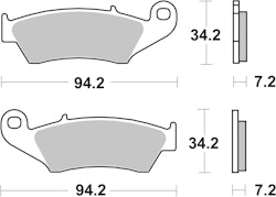 SBS Bremsbelag 694CS Offroad Carbon