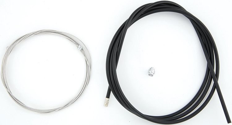 Slurf Bremszug 2,25 m schwarz außen SUP WR825, Niro Innenzug, mit Teflonauße