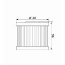 Vorschaubild MIW Ölfilter DA16001 Papierfilter (OEM-Qualität)