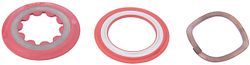 Truvativ Lagerabdeckung GXP rot-silber
