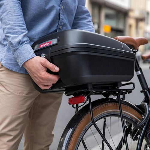 Rixen & Kaul Gepäckträgerbox Citybox schwarz Racktime, Gewicht: 1970 g