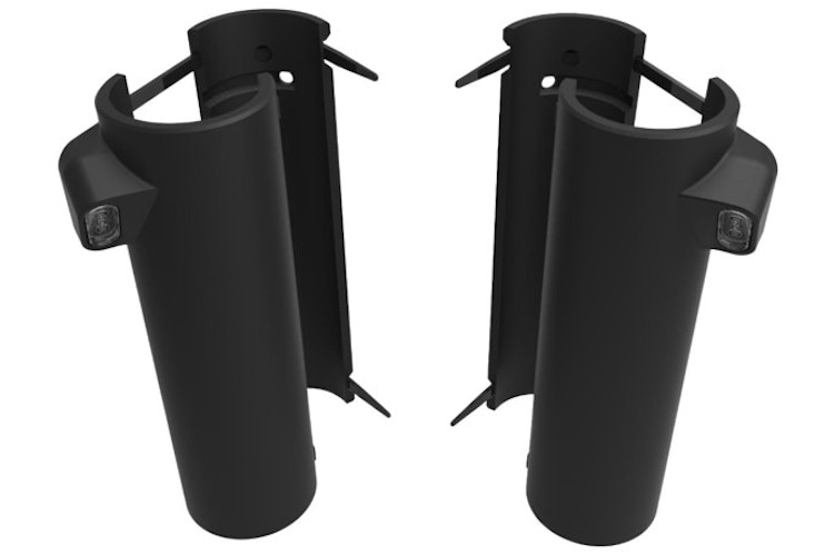 Motoism Gabelcover-Blinker "Three Seamless"