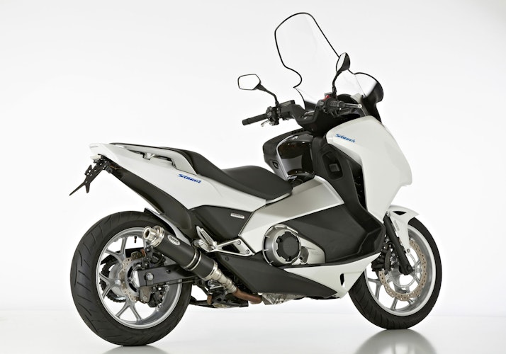 HURRIC SLIP-ON Schalldämpfer Supersport Aluminium eloxiert für HONDA Integra 700,Integra 750,NC700S,NC700X,NC750S,NC750X