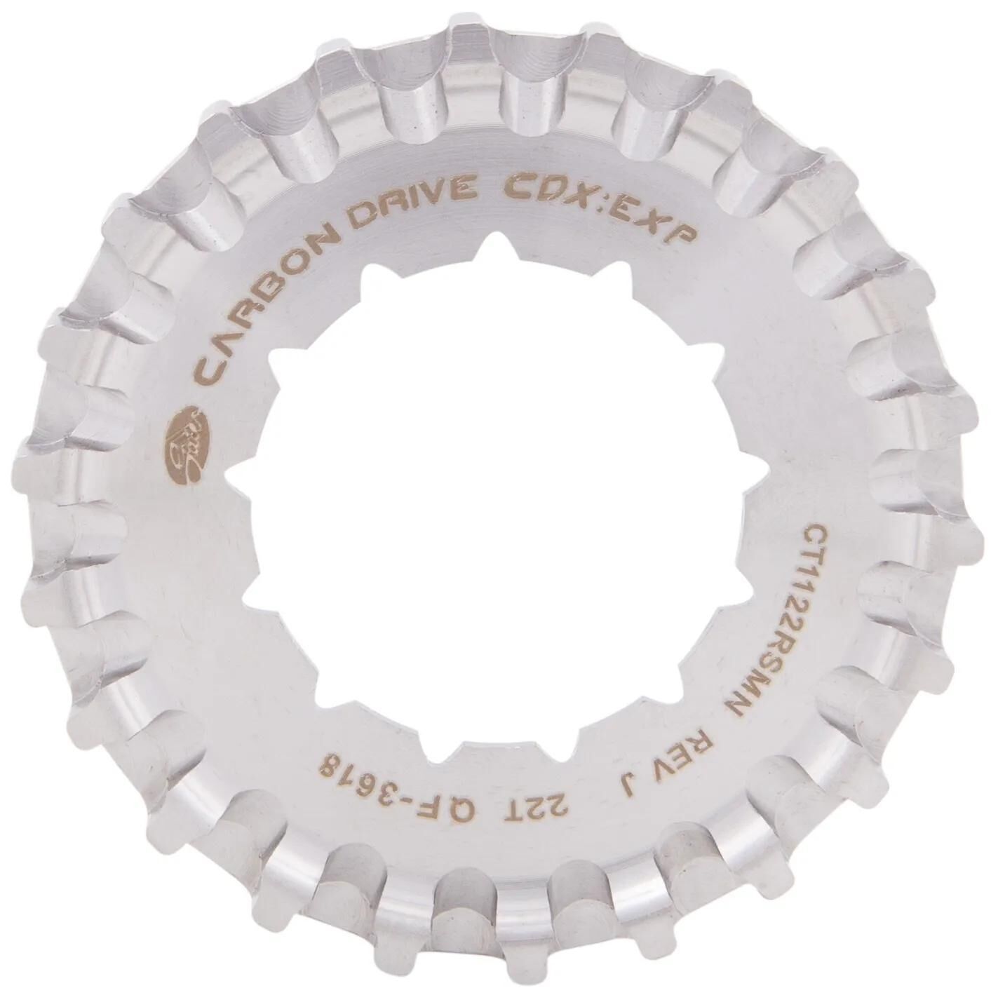 Gates Riemenscheibe CDX 22 Zähne silber Fin Line, für Rohloff