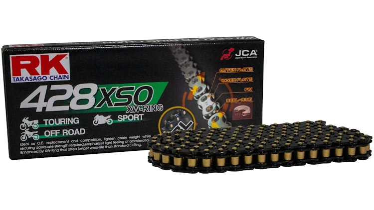 RK Kette BL428XSO Black Scale, 132 Glieder