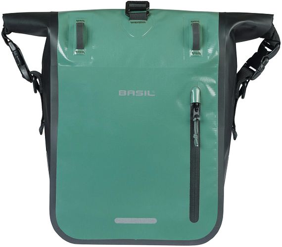 Basil Rivo Einzeltasche 15 l silber,grün