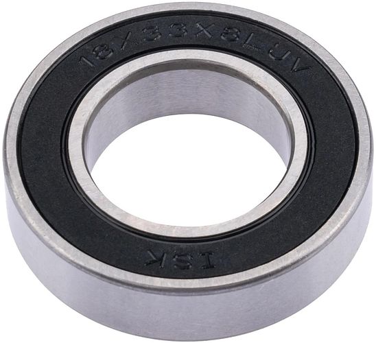 Union Kugellager 18 x 33 x 8 mm silber,schwarz