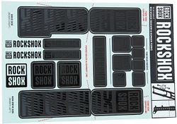 RockShox Dekor Set 35 mm schwarz