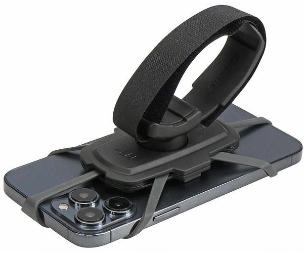 Rixen & Kaul Handyhalter Phonepad Loop grau/schwarz