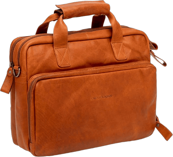 New Looxs Schultertasche Leather Cali cognac