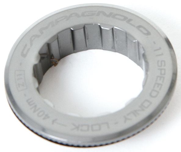 Campagnolo Verschlussring Lockring 11-fach 11 Zähne silber