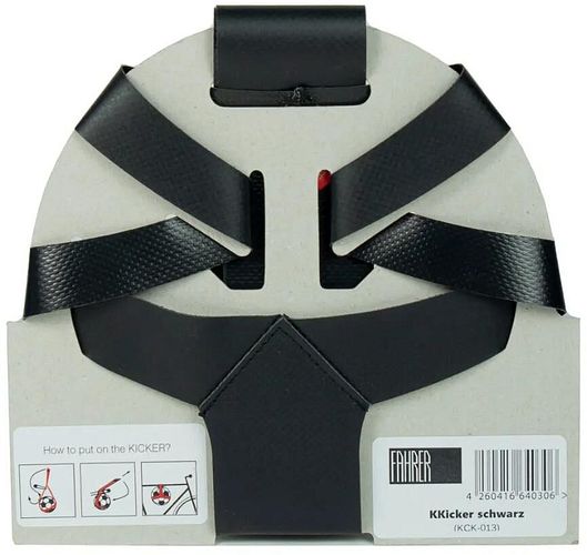 Fahrer Ballhalter Kicker schwarz