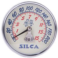 Silca Manometer 15 bar weiß