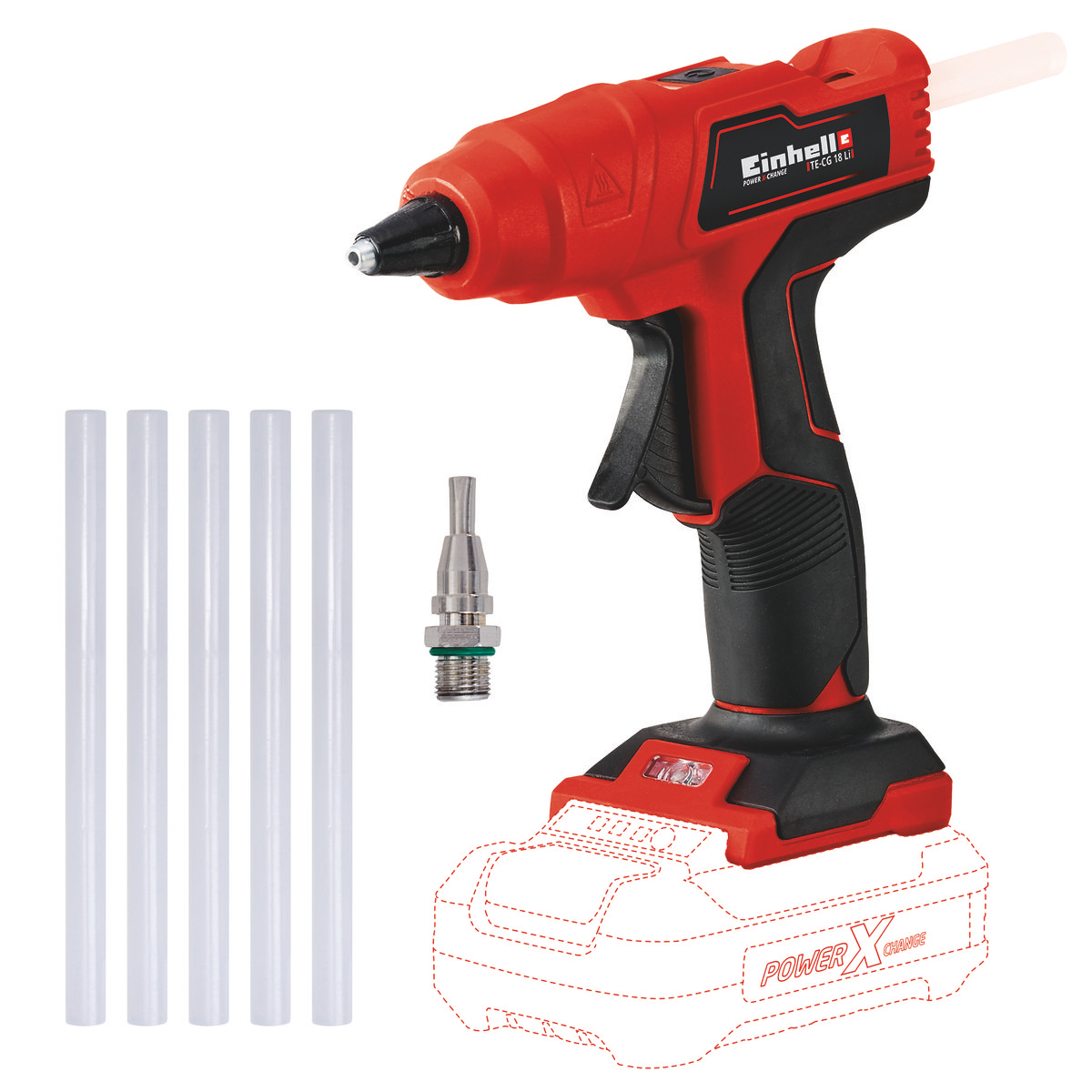 Einhell Akku-Heißklebepistole TE-CG 18 Li - Solo 4522200