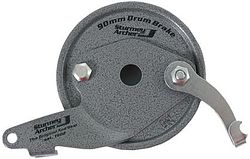 Sturmey Archer Bremsplatte 90 mm HR-Trommelbremsnabe silber, grau