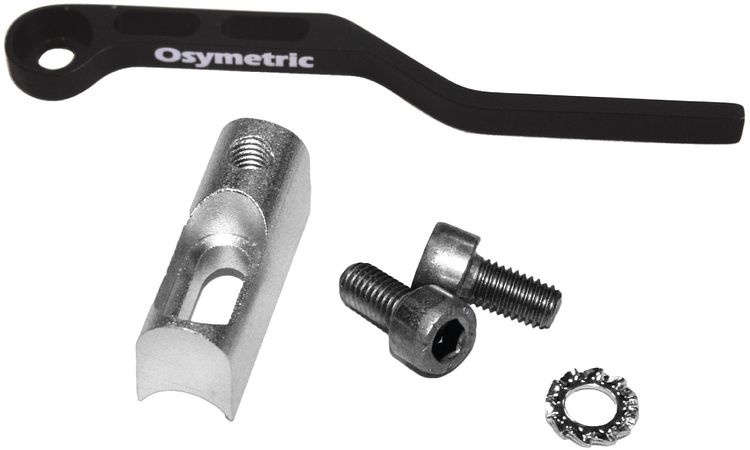 O.Symetric Montage-Kit Aluminium/silber