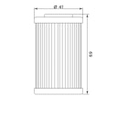Vorschaubild MIW Ölfilter KT8007 Papierfilter (OEM-Qualität)