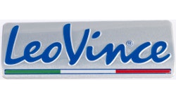 LeoVince Plakette LeoVince Schriftzug, hitzebeständig, Länge: 85 mm, 417705R