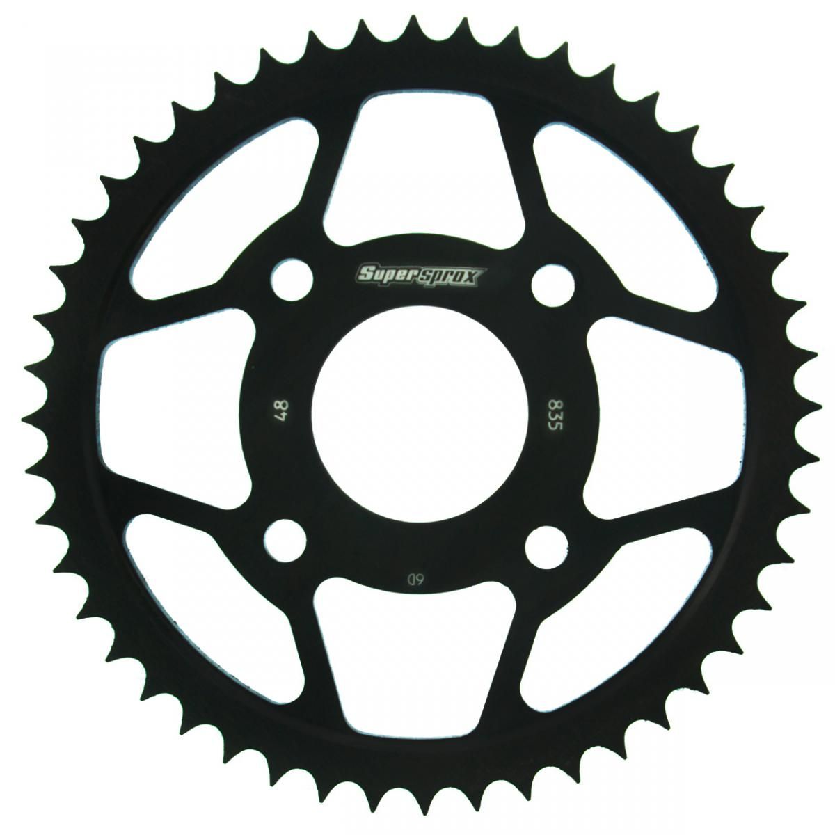 Supersprox Stahl-Kettenrad 428 48Z (Schwarz)