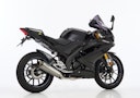 Vorschaubild SHARK KOMPLETTANLAGE Titan silber SRC 4 für YAMAHA MT-125,YZF-R125 EURO4  