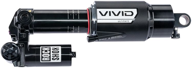 RockShox Federbein Vivid Ultimate DH RC2 225 mm schwarz 72,5"