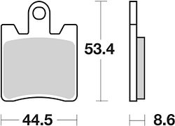SBS Scooterbelag 146CT Carbon Tech