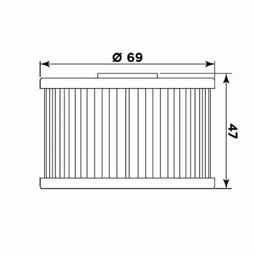 MIW Ölfilter H1018 Papierfilter (OEM-Qualität)