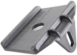 Hebie Adapterplatte für Fahrradständer schwarz
