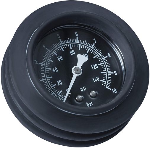 Pieper Manometer schwarz