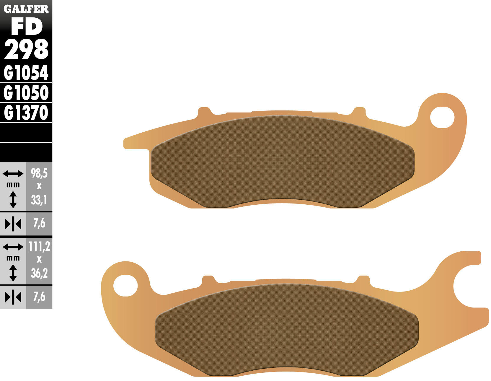 Galfer Bremsbelag FD298 - G1370