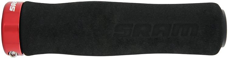 SRAM Griff 129 mm schwarz mit roter Klemmschelle