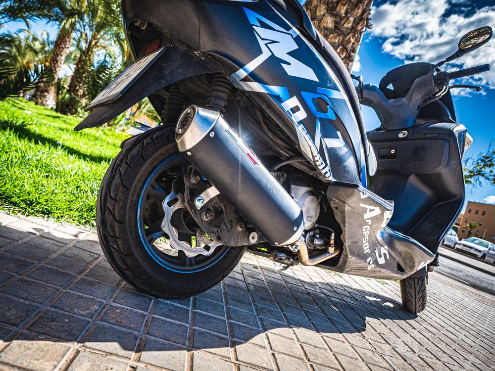 GPR Endschalldämpfer Piaggio Beverly 500 2002/06 EC-Approv. slip-on exhaust Evo4 Road