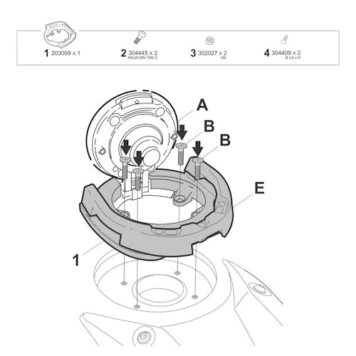 SHAD CLICK SYSTEM BMW [W014CS]