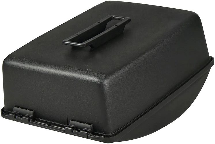 Rixen & Kaul Gepäckträgerbox 12 l schwarz KlickFix inkl. Kupplungsstück für den Gepäckträge