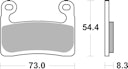 Vorschaubild SBS Bremsbelag 960RST Road Racing Sinter