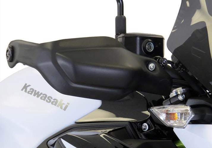 BODYSTYLE Handprotektoren ABS Kunststoff schwarz-matt für KAWASAKI Z650, Z650 RS