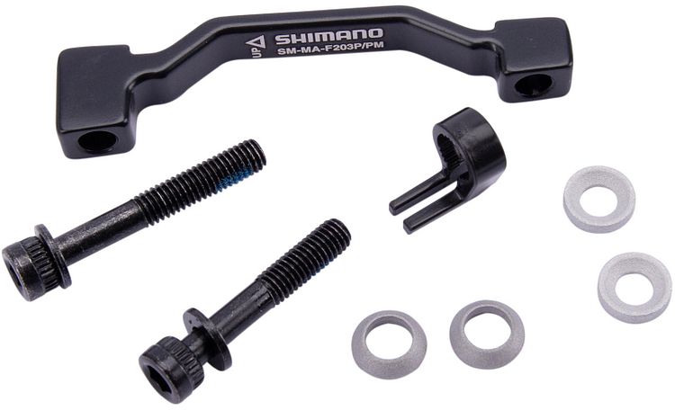 Shimano Scheibenbremsadapter 203 mm schwarz