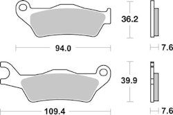 SBS Scooterbelag 237HF Street Ceramic