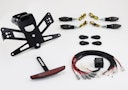 Vorschaubild PROTECH Komplett-Set Plug and Play Kennzeichenhalter mit 4 LED-Blinkern X-SHAPE
