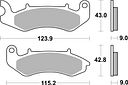 Vorschaubild SBS Bremsbelag 961HF Street Ceramic